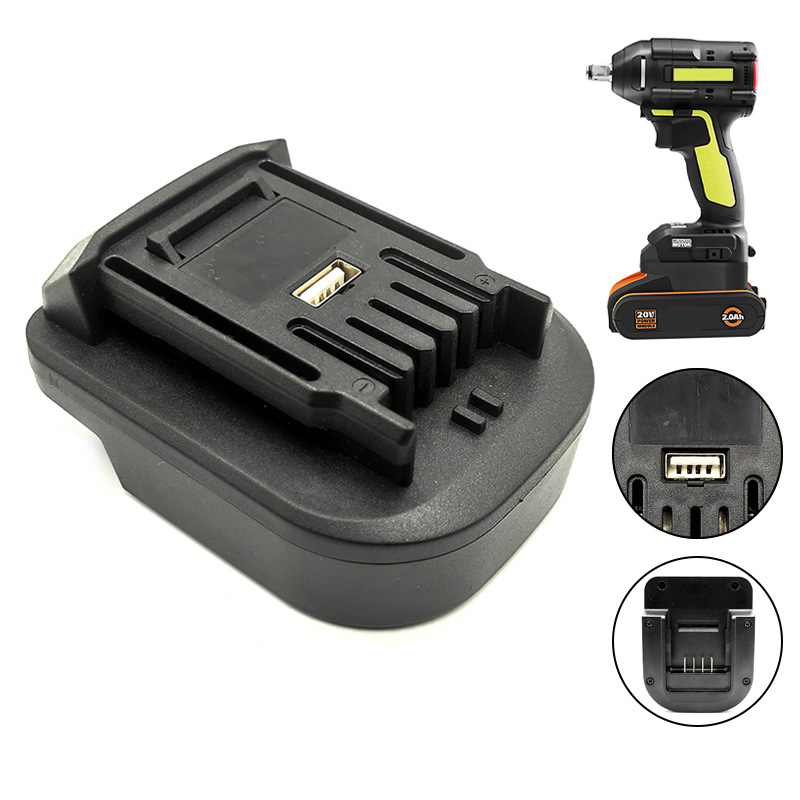 Power Tools Green - Worx için pil adaptörü dönüştürücü 4Pin