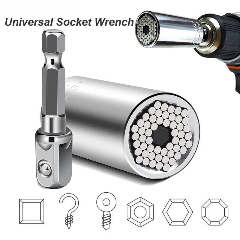 Power Tools List - Evrensel lokma anahtar kafa seti kol