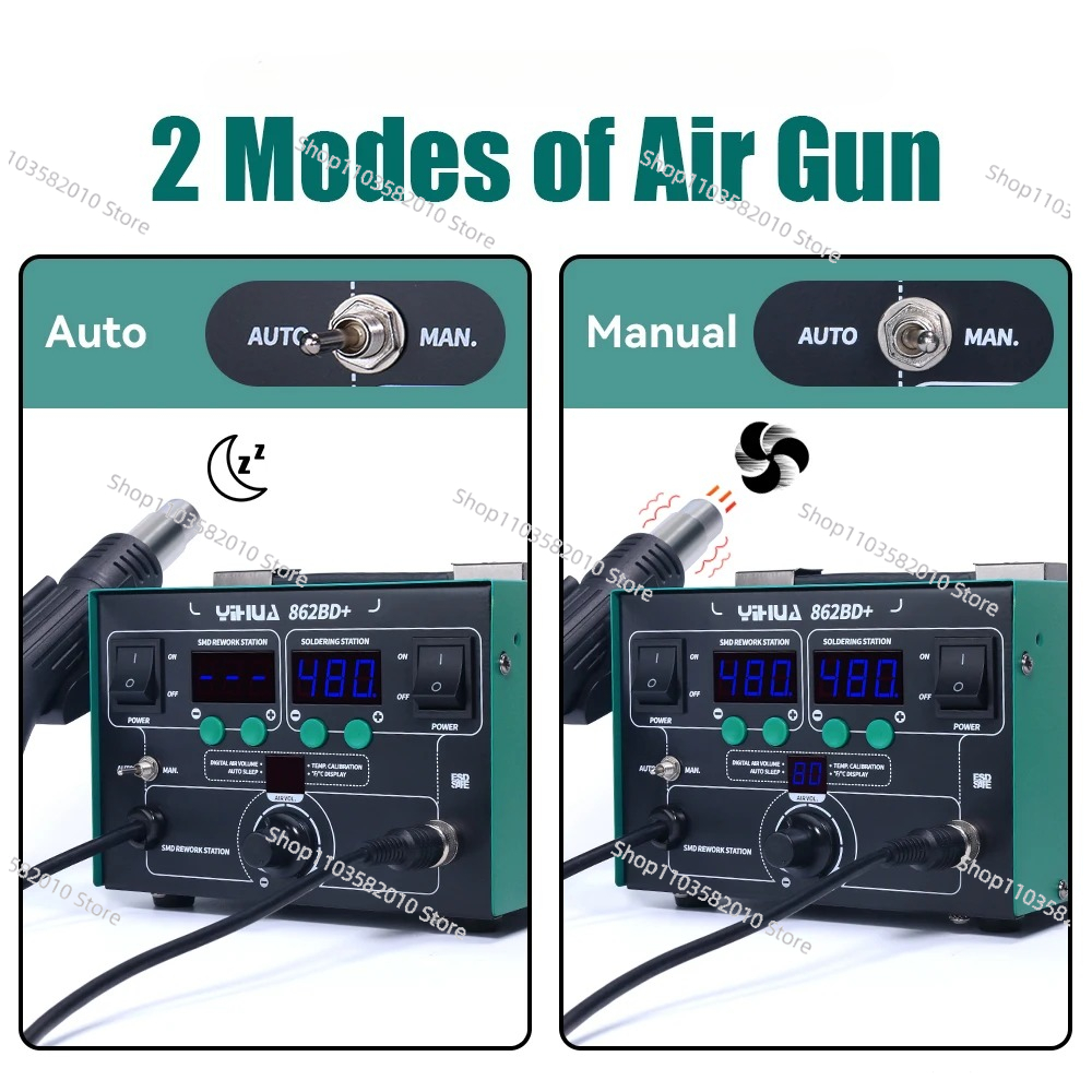 YIHUA 862BD+ Sıcak Hava Tabanc - Power Tools Used In Welding incelemesi ve fiyatı