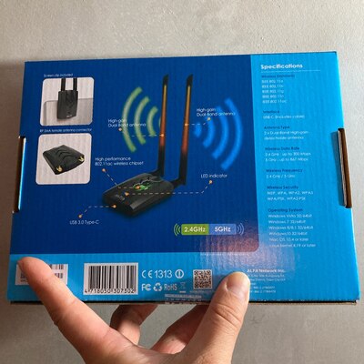 Yeni ALFA AWUS036ACH, RTL8812A - Power Tools For Linux incelemesi ve fiyatı