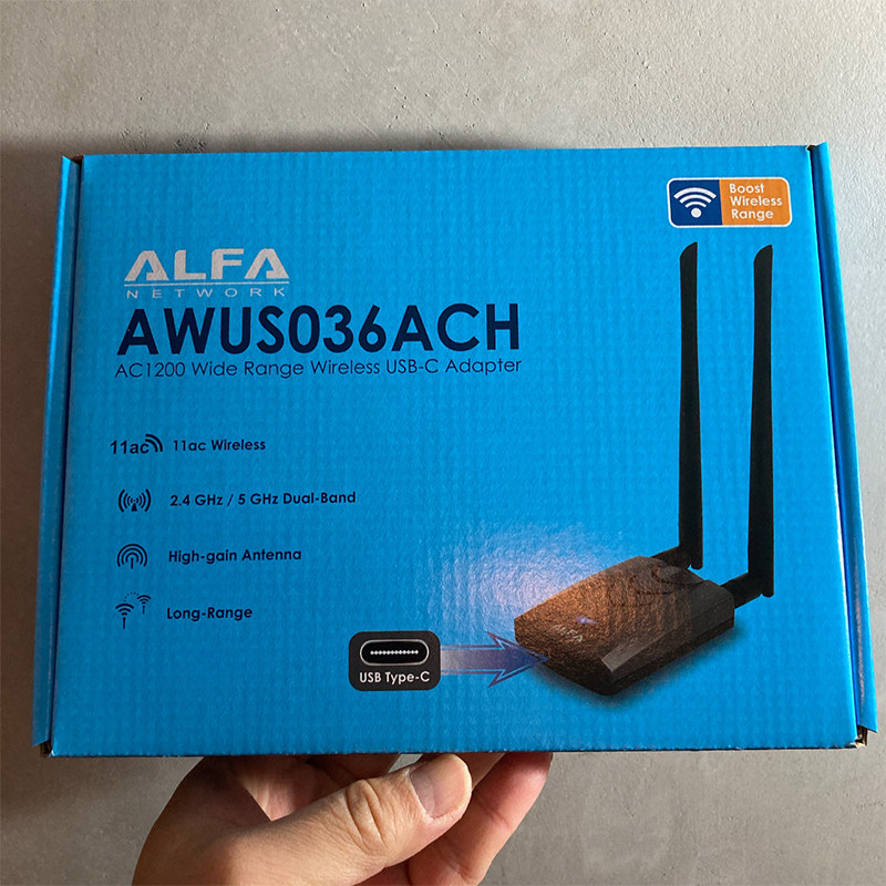 Yeni ALFA AWUS036ACH, RTL8812A - Power Tools For Linux incelemesi ve fiyatı