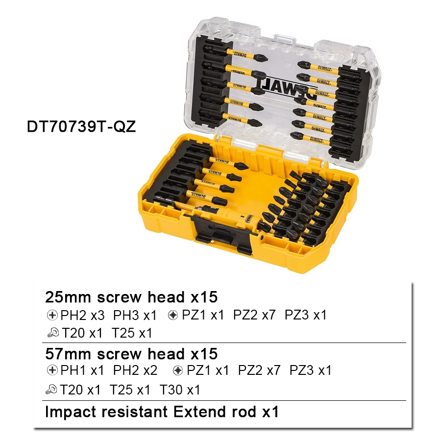 DeWalt 31 Parça Vida Sıkma Set - Power Tools Yellow And Black incelemesi ve fiyatı