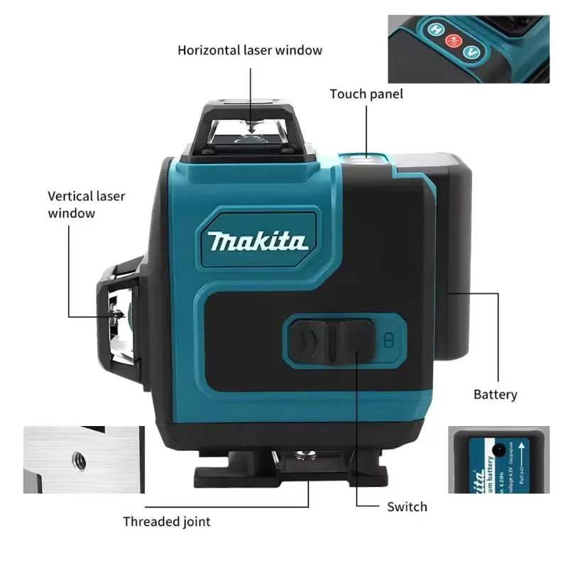 Makita 16 Hatlı Çapraz Seviye  - Power Tools Green incelemesi ve fiyatı