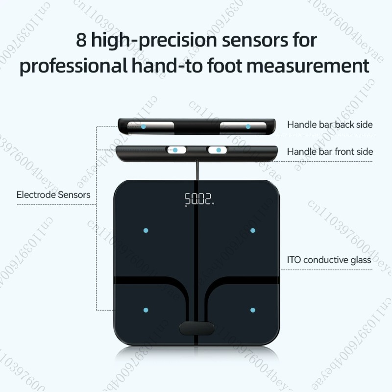 Sekiz elektrotlu vücut yağ ölç - Power Tools App incelemesi ve fiyatı
