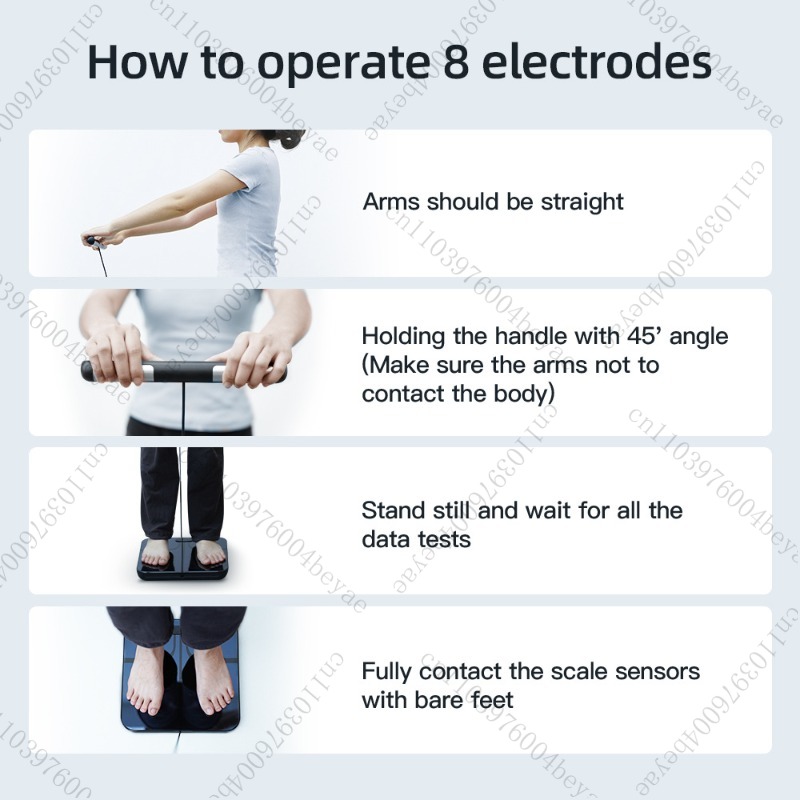 Sekiz elektrotlu vücut yağ ölç - Power Tools App incelemesi ve fiyatı