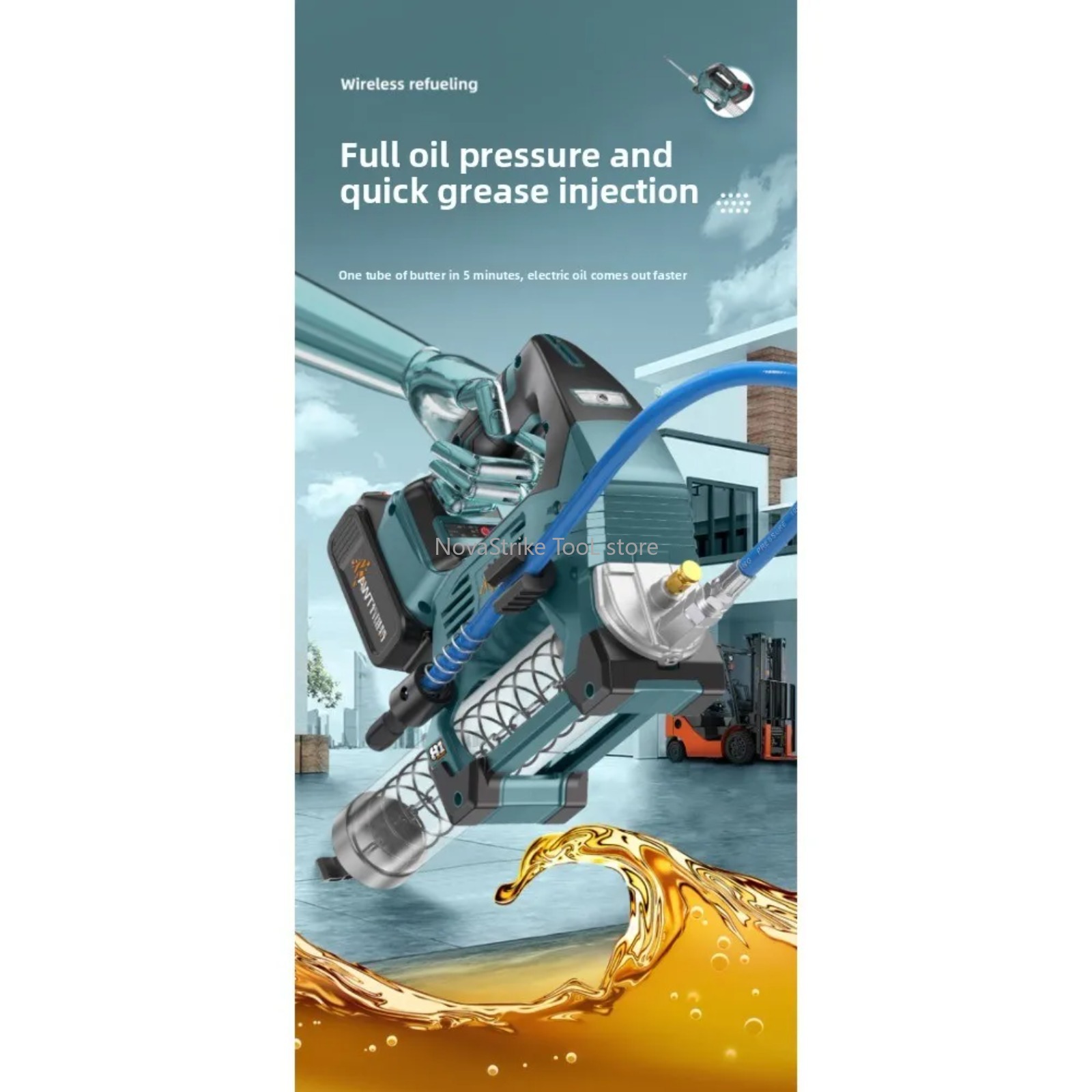 Fırçasız 600CC Elektrikli Gres - Power Tools Grease incelemesi ve fiyatı